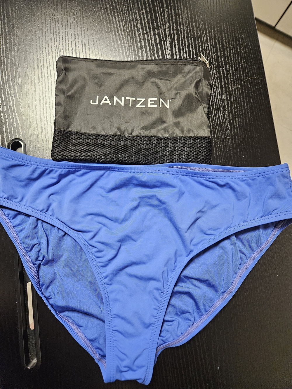 Jantzen Blue Bikini Bottom Size 14 Swim Bottom Travel Storage Bag Full Coverage